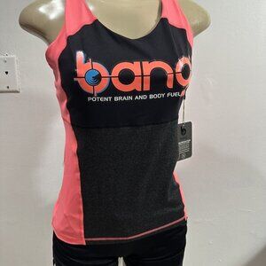 Bang Revolution Women's Pink Active Wear Halter Tank‎ Top SZ S NWT